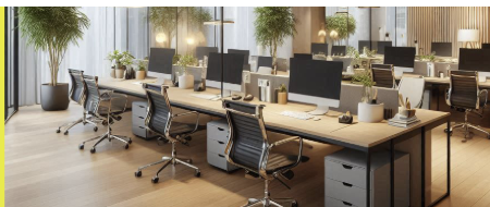 Corporate office workspace